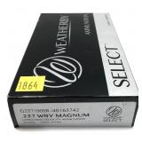 Box of .257 WBY Magnum 100-grain Norma Spitzer