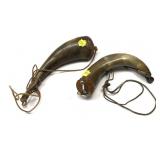 Lot: 2-Early Powder Horns