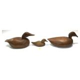 Lot: 3- Carved Wooden Decoy