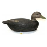 Ken Harris Black Duck Carved Wooden Decoy,