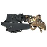 Lot: 3- Large sling Nylon Holsters include