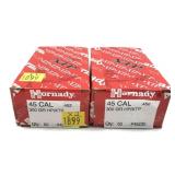 x2- Boxes of .45 Cal. (.452) 300-grain HP/XTP