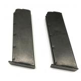 Lot: 2- Steel Magazines unmarked (.40 cal.?)