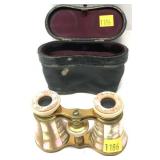 Early pair of Opera Glasses, marked made in