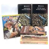 Lot: 6 assorted Gun books and Magazine