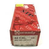 Hornady .44 Cal. 300-grain HP bullets