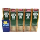 x5- Boxes of .22 LR CCI Green Tag Competition