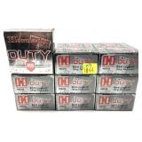 x9- Boxes of 9mm Luger 135-grain Flex Lock Hornady