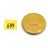 1921 NYS Hunting and Trapping license