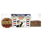 Lot: 3  Novelty signs