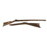 Lot: 2- Wooden Percussion Rifle Stocks