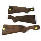 Lot: 3- Wooden Butt Stocks