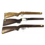 Lot: 3-Wooden Stocks includes 2 Remington