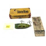 Vintage South Bend lure No. 972F with box
