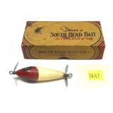 Vintage South Bend minnow lure No. 901YP with box