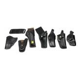 Lot: 8-Assorted Leather Holsters