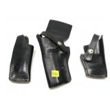 Lot: Bianchi #99M and #19A leather holsters and