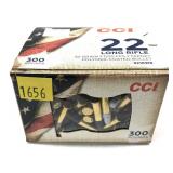 Box of CCI .22 LR polymer coated cartridges,