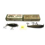 Lot, 2 Vintage Creek Chub lures No. 1603 & 1603,