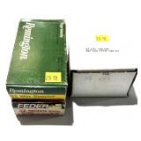 Lot, .32 WIN. SPL. brass, and box of .32 Cal.