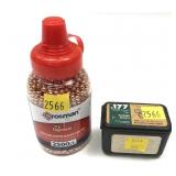 Lot, Crosman pepper coated stell BB