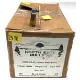 Box of Northeast bullets, 10mm hard cast lead