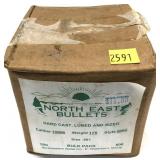 Box of Northeast bullets, 10mm hard cast lead