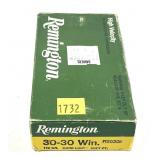 Box of .30-30 WIN 170-grain SP Core-Lokt