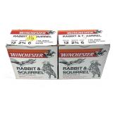 x2- Boxes of 12 Ga. 2.75" No. 6 Winchester