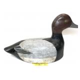 Frank Coombs Drake Redhead Carved Wooden Decoy,
