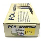 Box of .223 REM 55-grain FMJST PCA Spectrum
