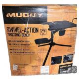 Muddy Swivel-Action Shooting Bench, new in box