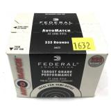 Box of .22 LR Federal Auto Match cartridges,