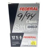 x2- Boxes of 12 Ga. 2.75" No. 6 Federal