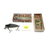 Vintage Heddon River Runt lure with box and papers