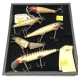 Lot, 5 vintage Pflueger lures