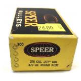 Speer .270 Cal. 170-grain RN bullets