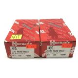 x2- Boxes of .490 Hornady lead balls for