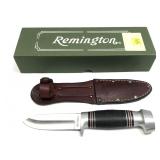 Remington RH-31 hunting knife with leather