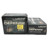 x2- Boxes of .45 ACP +P 78-grain Liberty Civil
