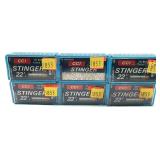 Lot, 300 rounds of .22 LR CCI Stingers hollow