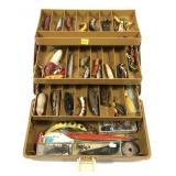 Union Old Pal tackle box with contents includes