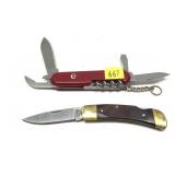 Lot, Camillus 2 1-blade folding knife in Goulds