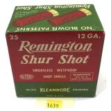 Vintage box of 12 Ga. 2.75" No. 4 Remington
