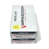 x2-Boxes of .308 WIN 110-grain FB tipped Nosler