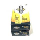 x2- Boxes of 9mm 115-grain FMJ Armscor cartridges,