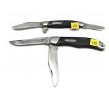 Lot, Buck 307 and Buck 317 2-blade folding knives