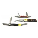 Lot, folding knives includes: Rough Rider