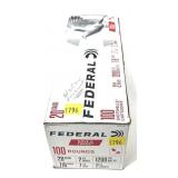 Lot of 100 rounds 20 Ga. 2.75" No. No. 7.5 Federal