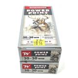 x2- Boxes of .30-30 WIN 170-grain Winchester
